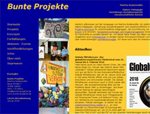 Tablet Screenshot of bunte-projekte.de